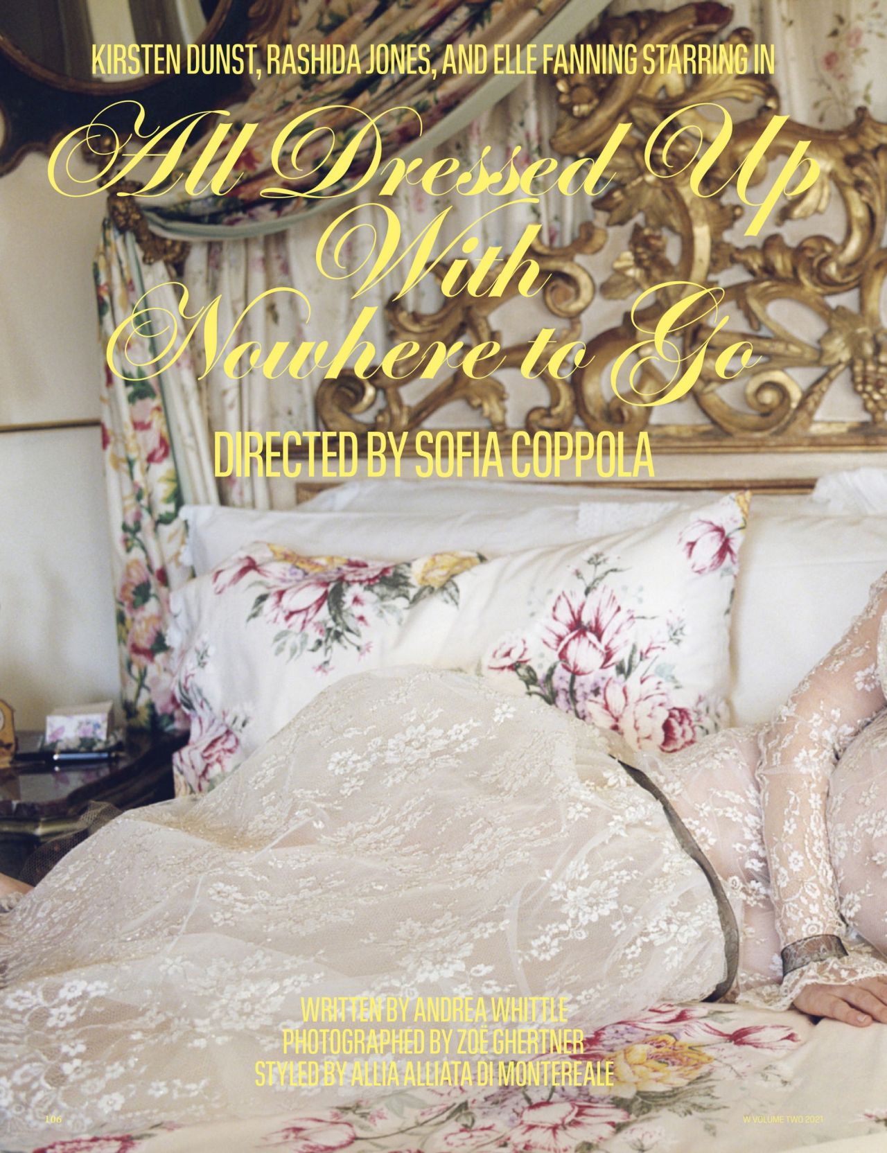 Elle Fanning, Kirsten Dunst and Rashida Jones - W Magazine March 2021