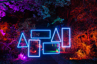 Fotokunst Langzeitbelichtung Herbstleuchten Maximilianpark Hamm ICM