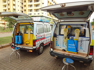 The mobile throat swab collection units at Udupi