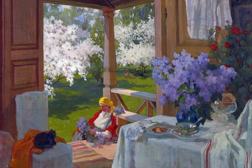 Ivan Goryushkin-Sorokopudov [Горюшкин-Сорокопудов Иван Силыч ] 1873-1954 - Russian painter