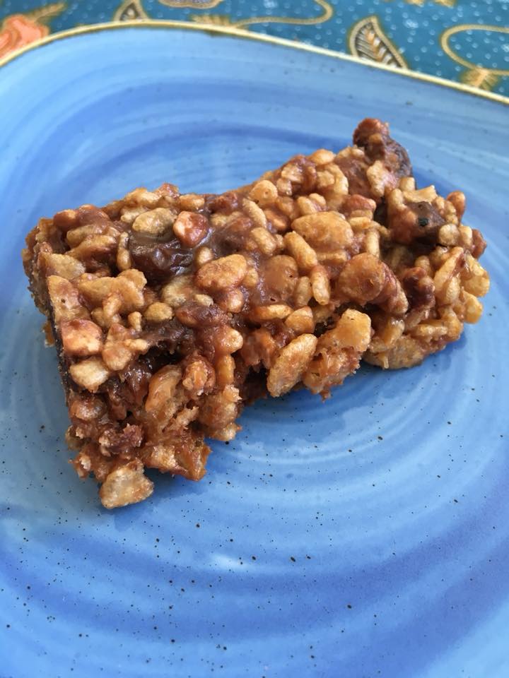 No Bake Gluten Free Energy Bars Rice Krispie Bars Müsliriegel