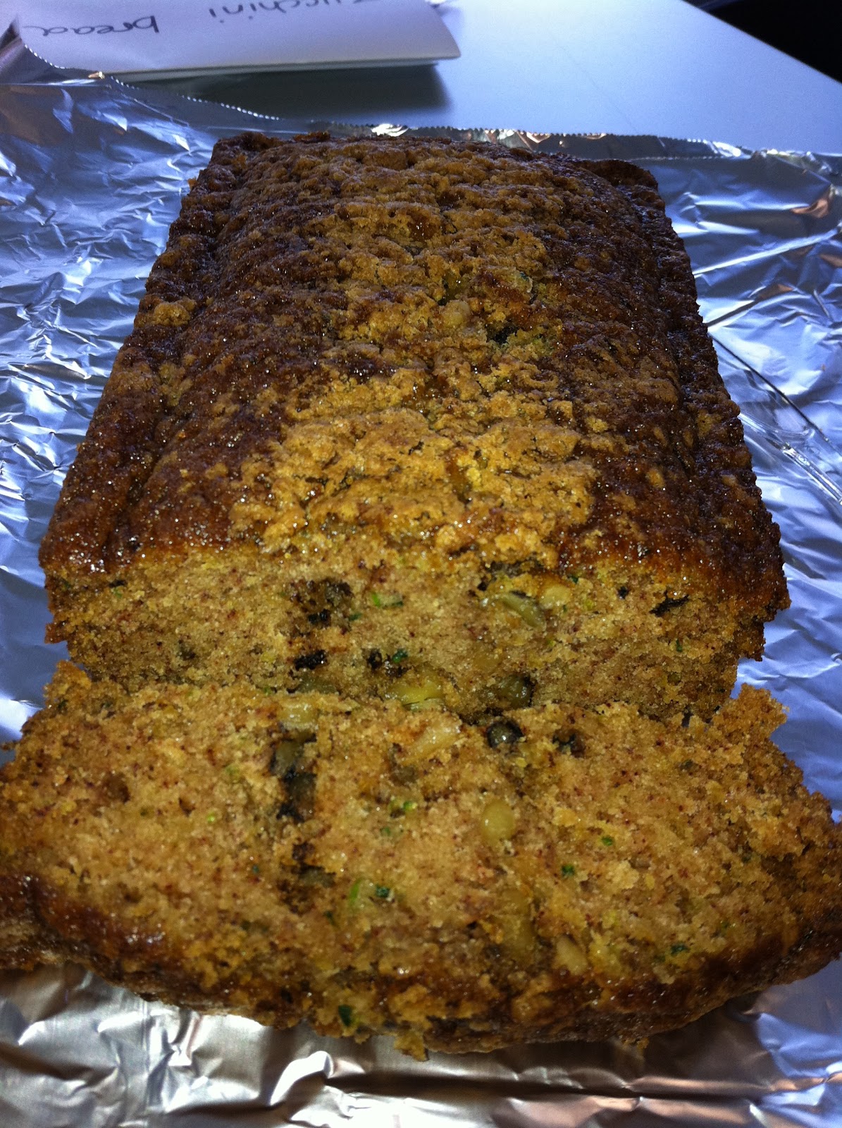 The Cookie Crumbles Zucchini Bread
