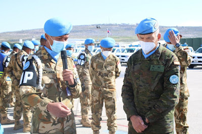 Komandan Sektor Timur UNIFIL berkunjung ke Markas Polisi Militer Kontingen Garuda