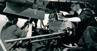Одна 37-мм и две 23-мм пушки истребителя МиГ-15