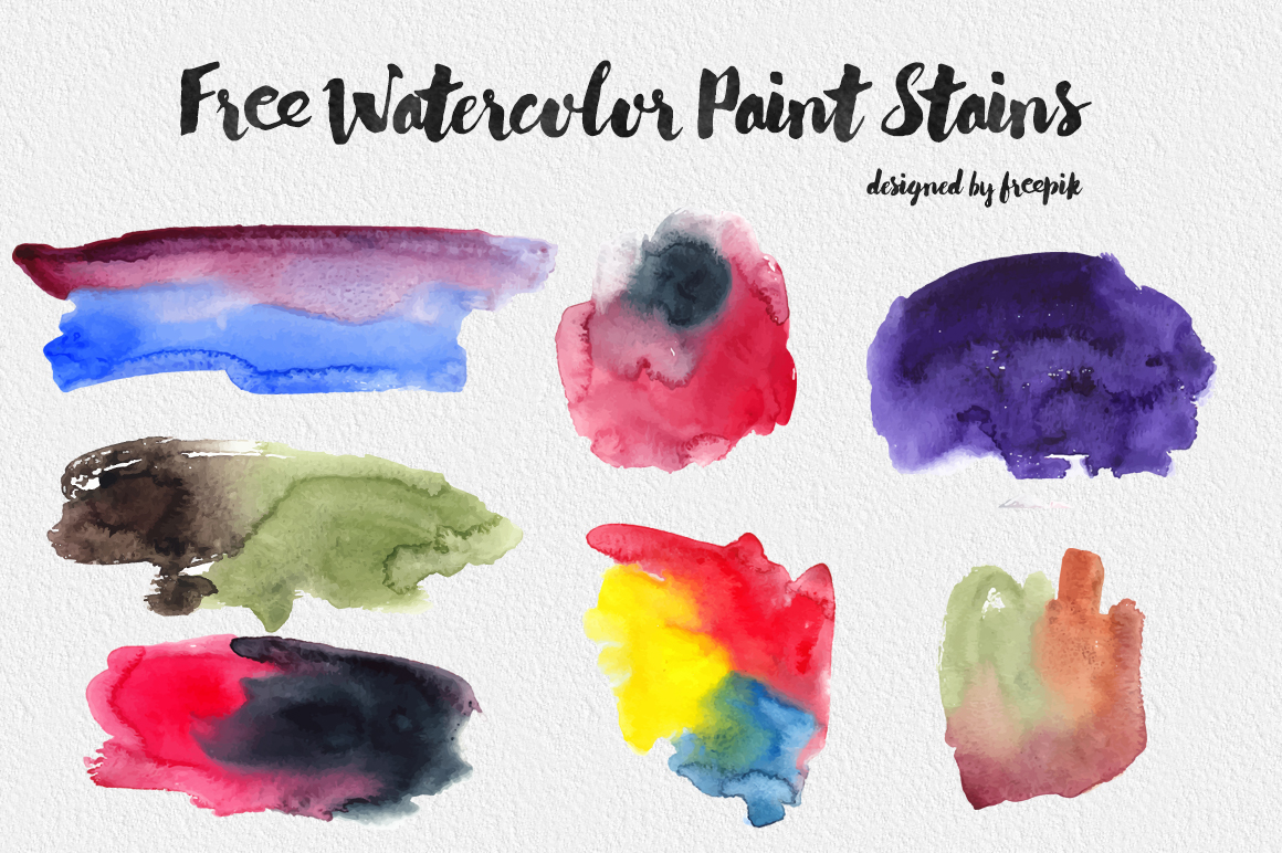 DLOLLEYS HELP Free Watercolor Paint Stains