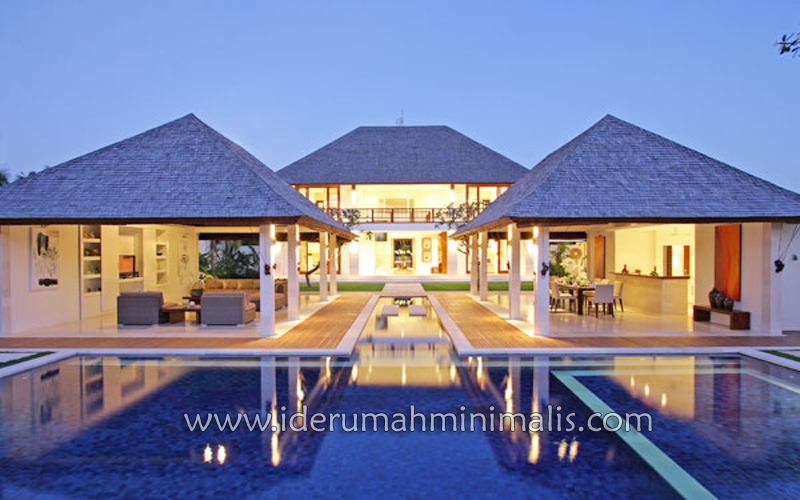 Model Kolam Renang Villa Bali Desain Rumah Minimalis