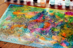 salt watercolor painting watercolors sal paint paintings sprinkle wet paper pintura water dry splash cuadros watercolour una christmas brush bright