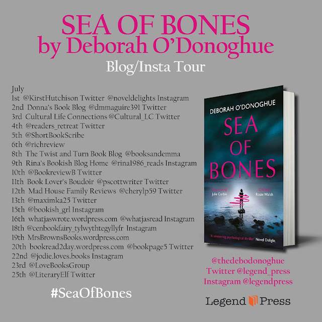 Chez Maximka Sea of Bones by Deborah O'Donoghue BlogTour