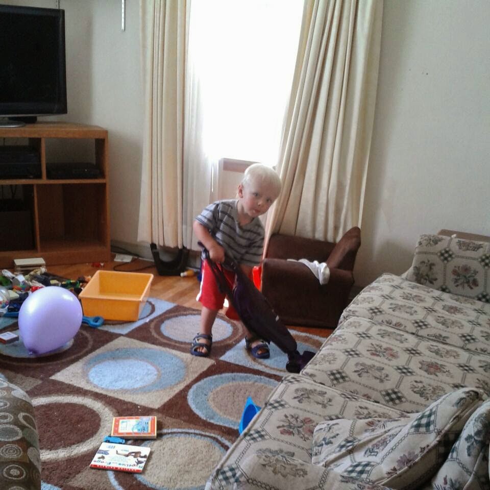 Thoughts of Fluff Thursday Tips Vacuuming with Toddlers