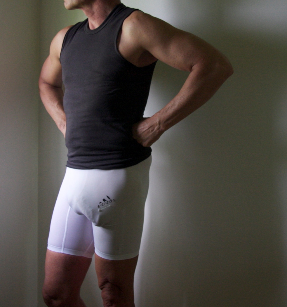 Bulging White Shorts! 