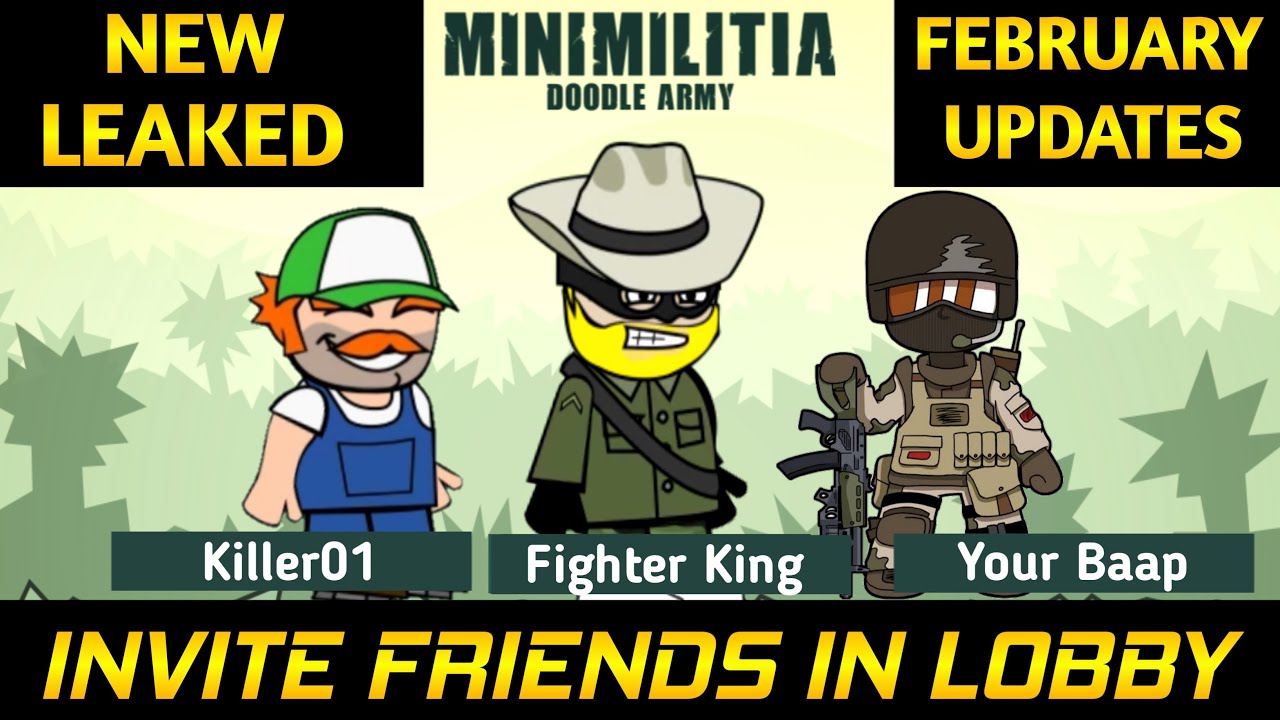 Mini Militia New Leaked February Updates By Minimilitiawars