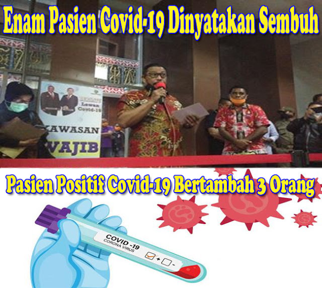 Enam Pasien Covid-19 Dinyatakan Sembuh, Tiga Orang Baru Dinyatakan Positif 1 sehat%2B6%2Bsakit%2B3