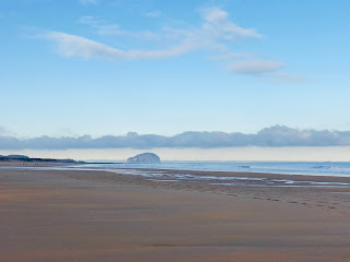 View down Peffer Sands to the Bass Rock by Kevin Nosferatu for the Skulferatu Project
