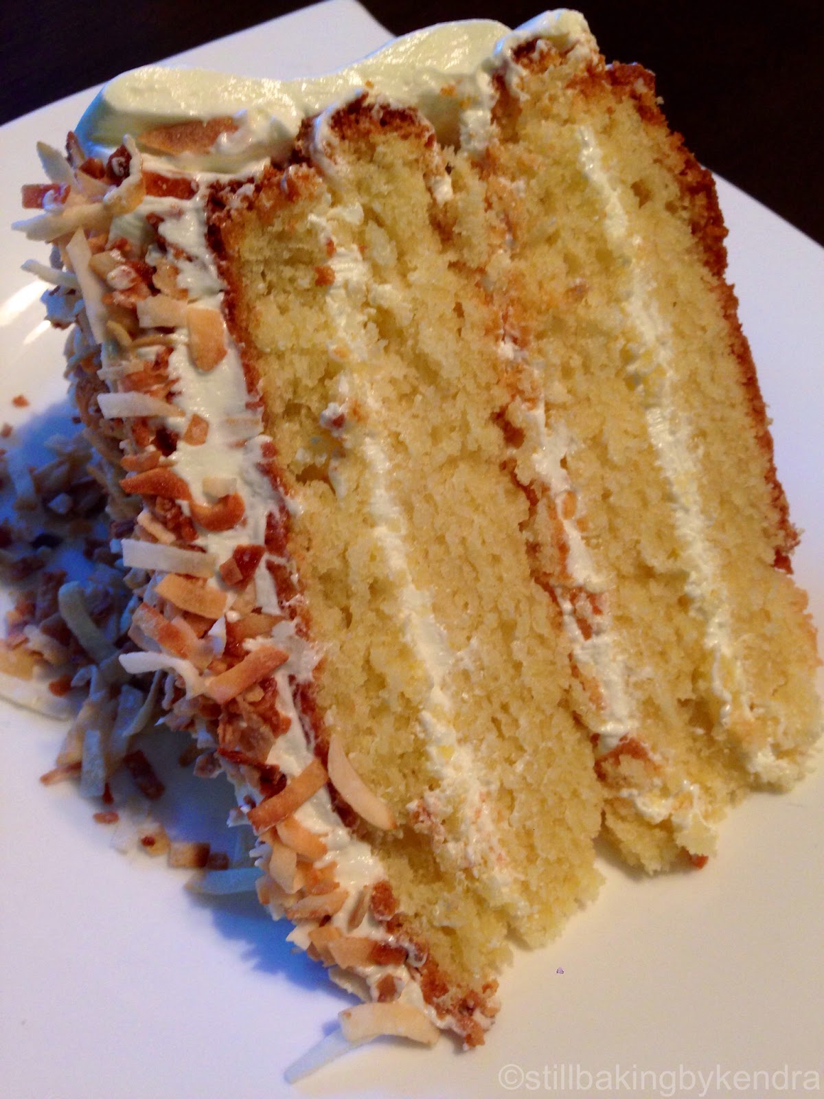 S t i l l . B a k i n g Coconut Cake with Swiss Meringue Buttercream