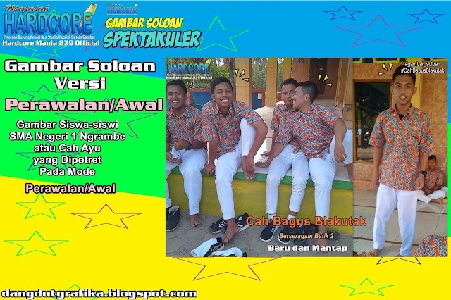Gambar Soloan Spektakuler Versi Perawalan - Gambar Siswa-siswi SMA Negeri 1 Ngrambe Cover Batik 2 7 DG