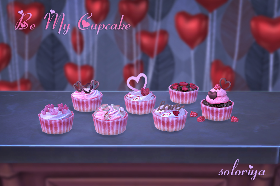soloriya Be My Cupcake. Sims 4