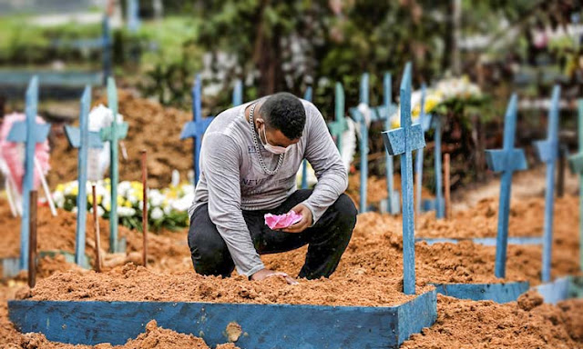 Brasil registra mais de 4 mil mortes por covid-19 em 24 horas