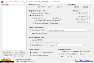 Image To PDF or XPS