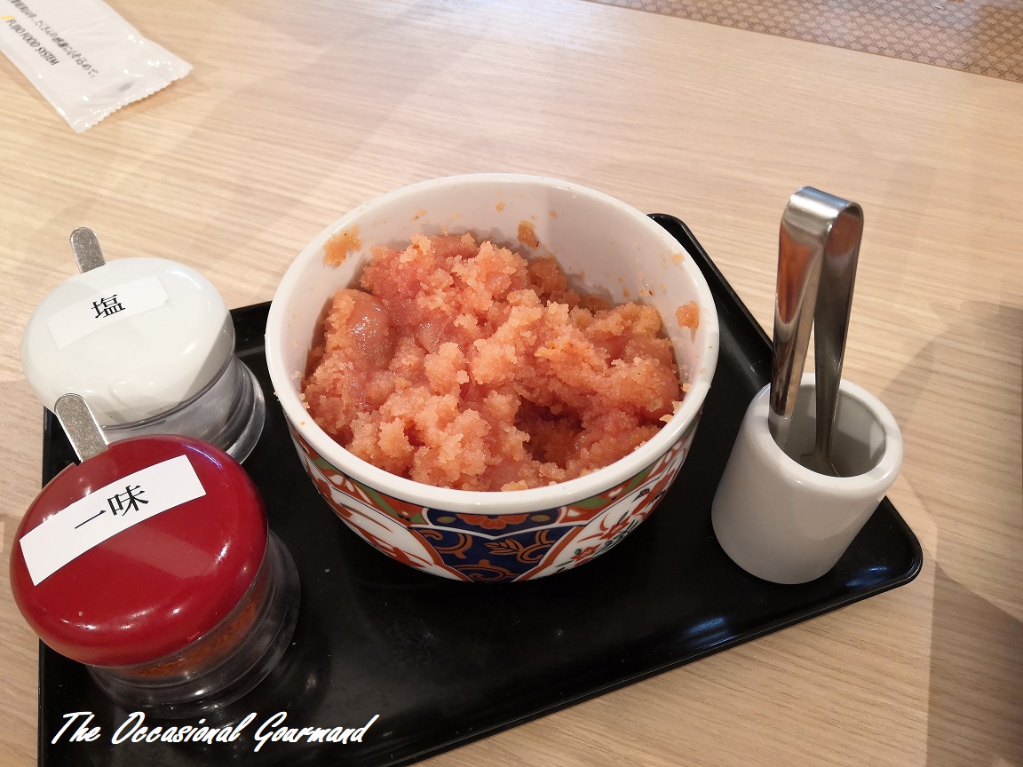 Conger Eel Tempura Meal Ebinoya, Kyobashi, Osaka