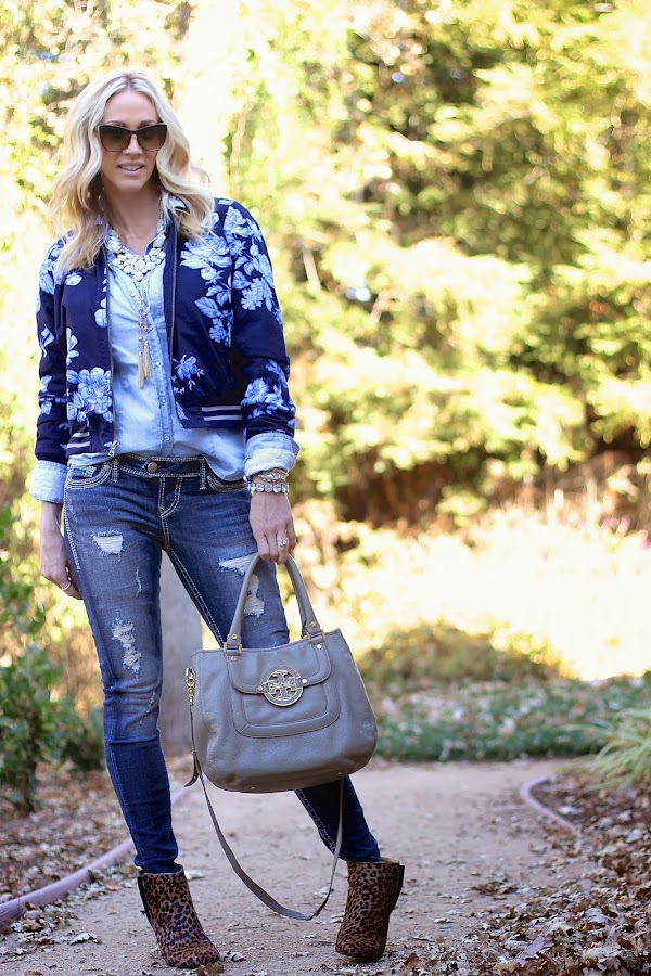 bomber jacket and leopard