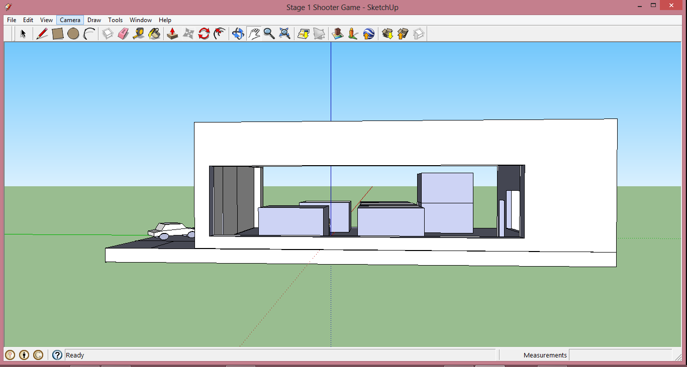 Mark's Game Design Journal Exercise 8 Basic Sketchup Design