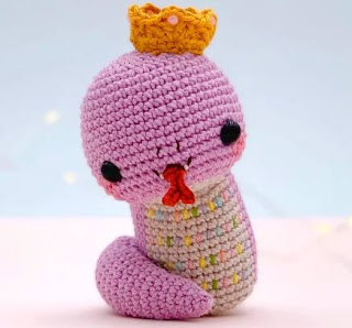 PATRON GRATIS SERPIENTE AMIGURUMI 42060