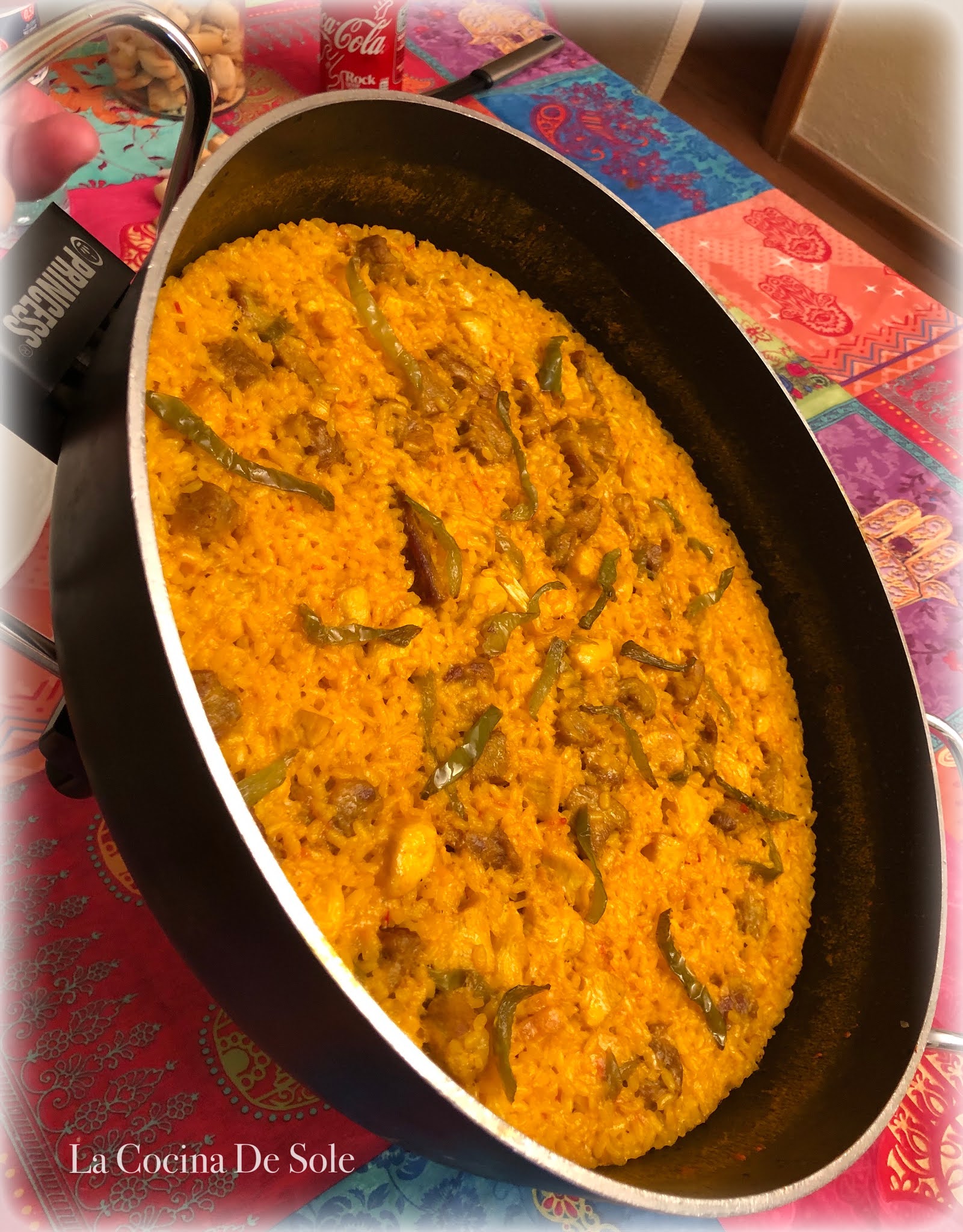 La Cocina De Sole PAELLA DE POLLO Y CERDO