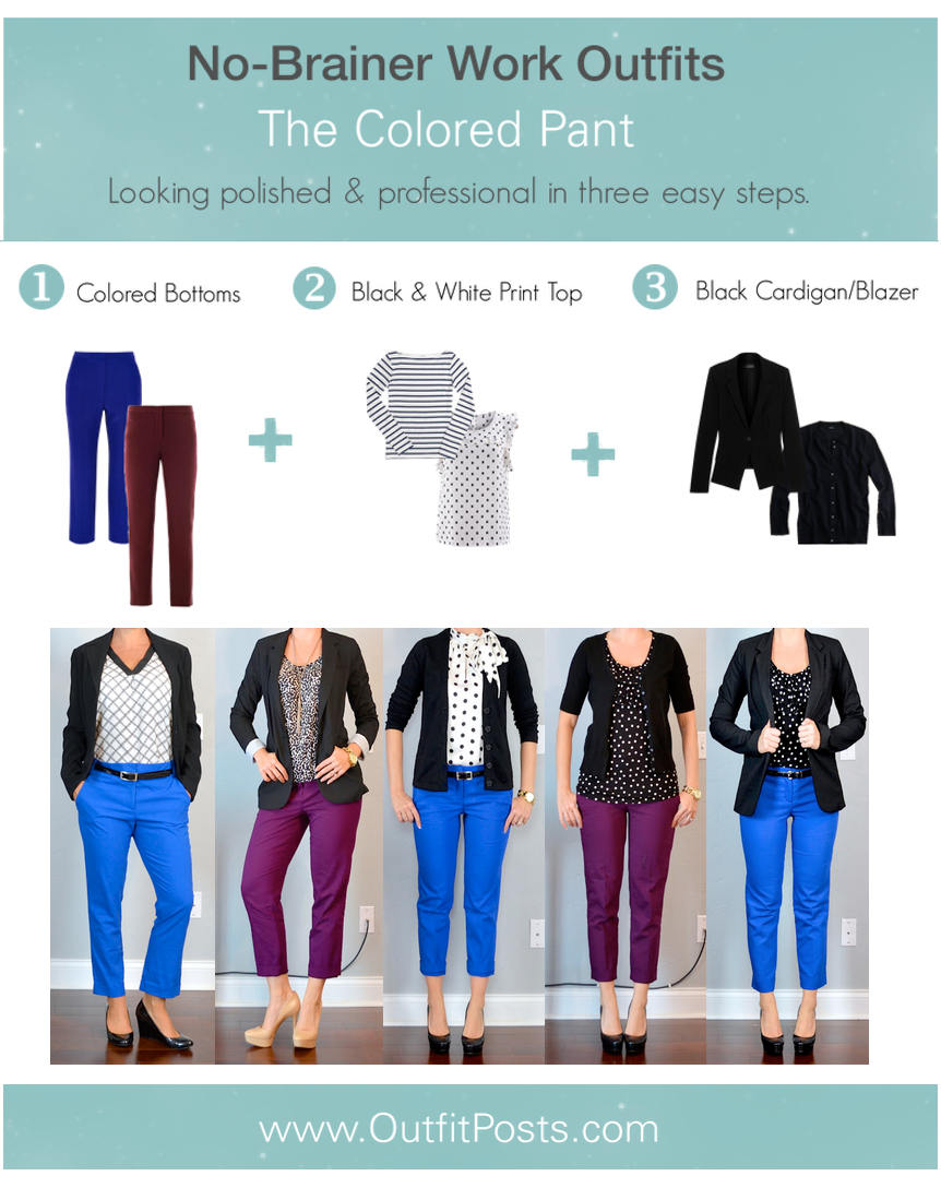 Outfit Posts: No-Brainer Work Outfit Formulas Daily Outfit Post