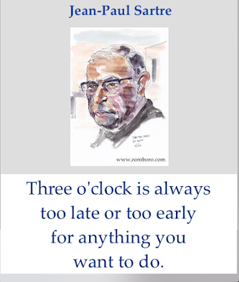 Jean-Paul Sartre Quotes. Existentialism Quotes, Choices & Life Quotes. Jean-Paul Sartre Philosophy. Inspirational quotes, Status, photos. one line words