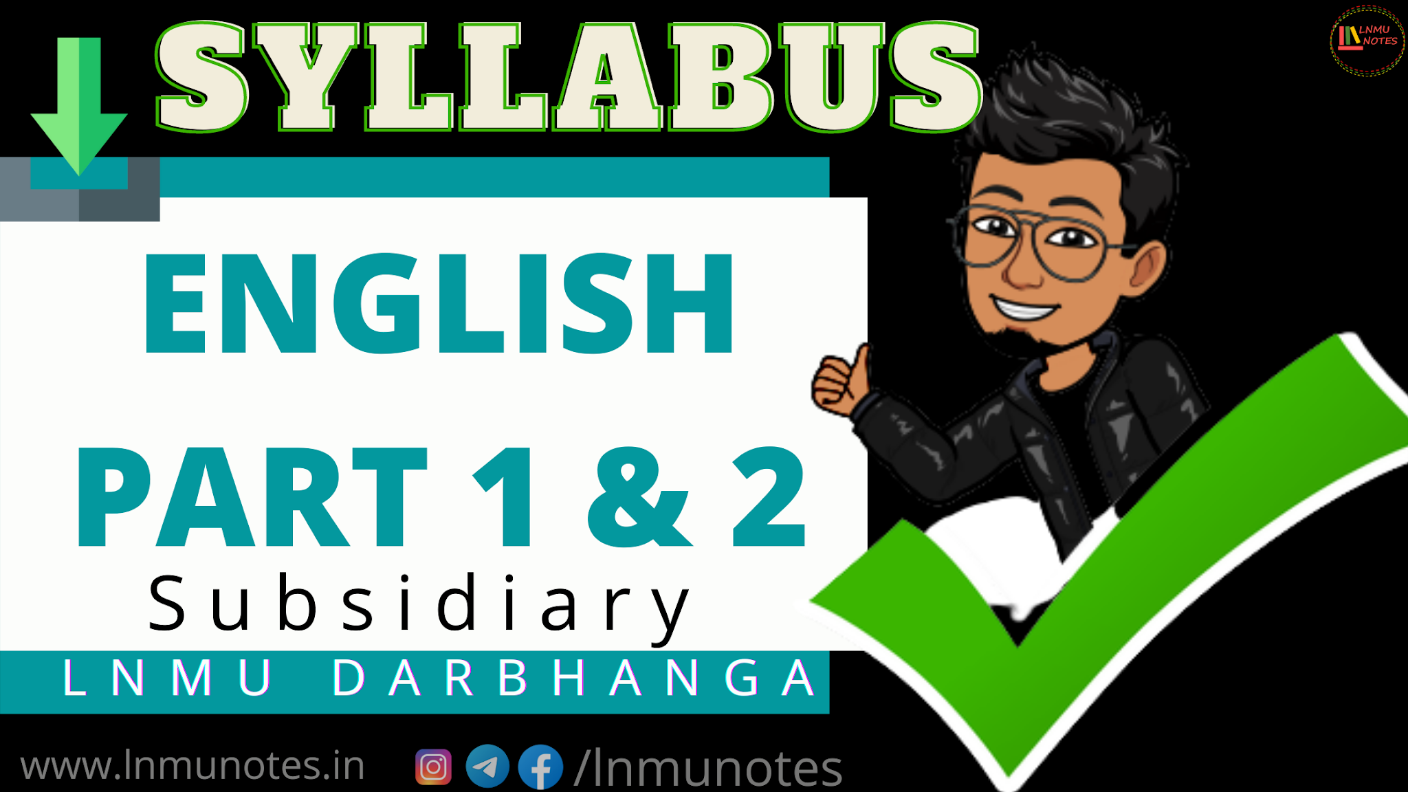 lnmu english subsidiary syllabus