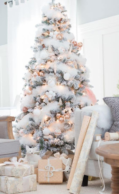 The Most Gorgeous Christmas Tree Ideas From Top Bloggers ~ Happy diwali ...