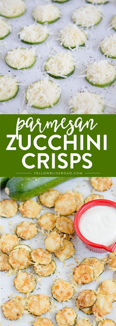 Baked Parmesan Zucchini Crisps