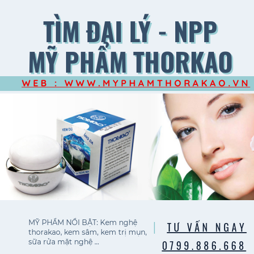 Tìm đại lý, nhà phân phối Mỹ Phẩm Thorakao trên toàn quốc