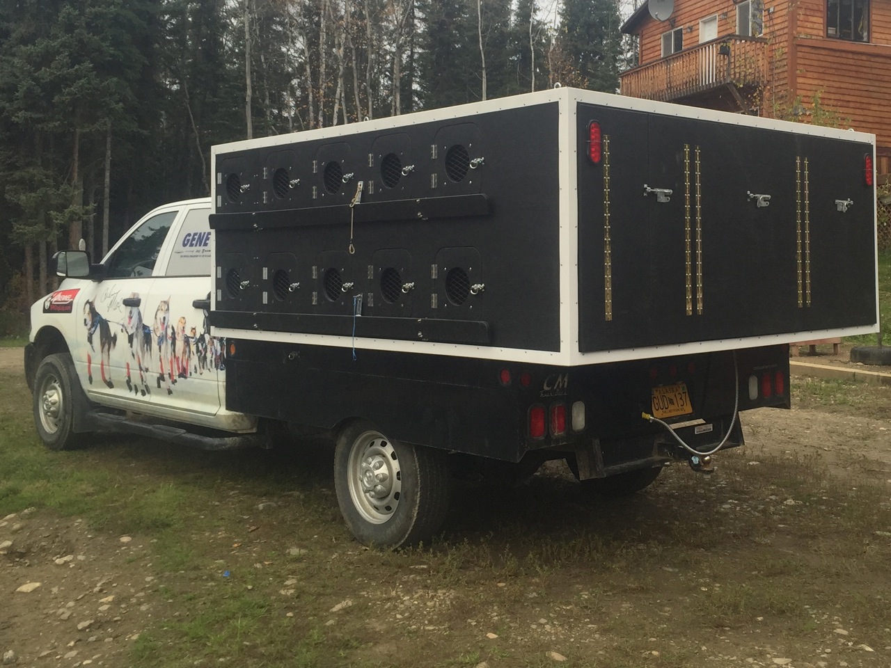 The SP Kennel Dog Log Dog Hauler Construction Completed