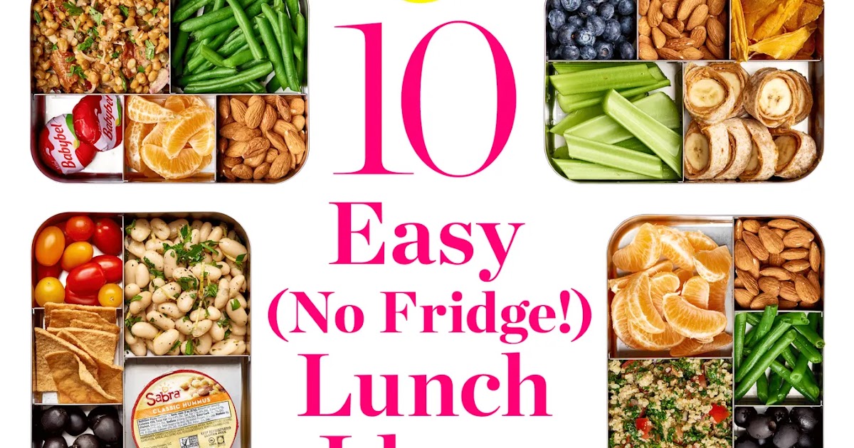 10 Easy Lunches That Don’t Need to Be Refrigerated