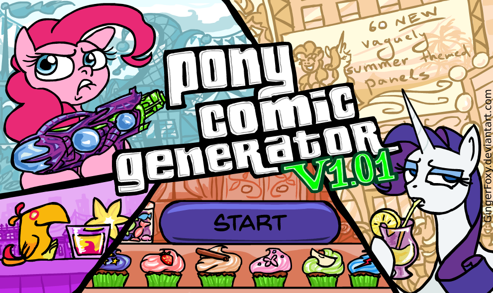 Equestria Daily - MLP Stuff!: Pony Comic Generator Updates - 60 New