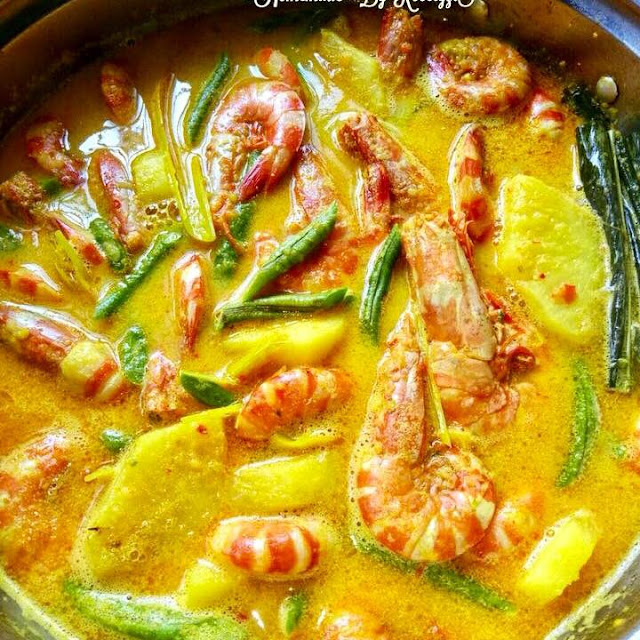 Resepi Udang Masak Lemak Cili Padi - Resepi Mudah