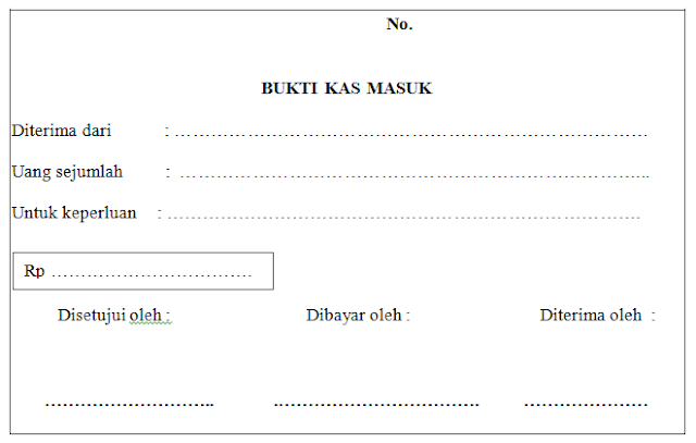 KAS KECIL FORM LAPORAN DAN BUKTI BUKTI KAS KECIL
