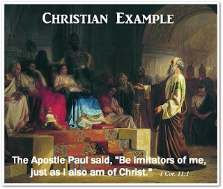 Sermons to Me: CHRISTIAN EXAMPLE
