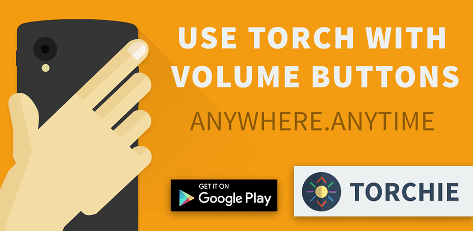 TORCHIE: turn ON/OFF torch on android just by volume button - Enphones