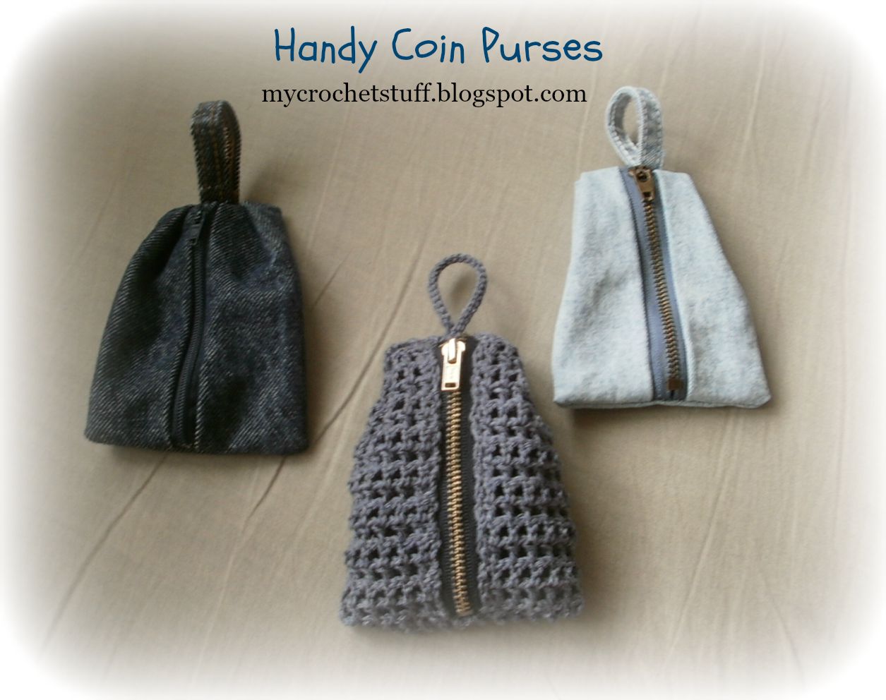 Crochet and Other Stuff: Handy Coin Purse - crochet pattern