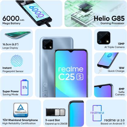 Realme Launched 6000 mah Battery Capacity with MediaTek Helio g85 Processor Budget Mobile Phone Realme C25s Realme Launched 6000 mah Battery Capacity with MediaTek Helio g85 Processor Budget Mobile Phone Realme C25s