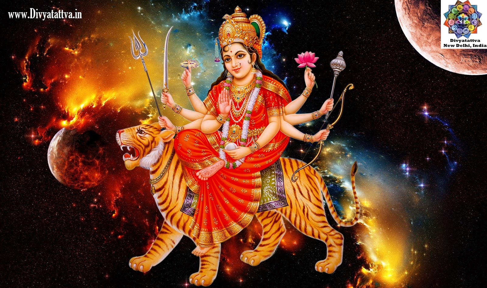 Navratri Ma Durga HD Wallpaper Goddess Images Full Size Backgrounds