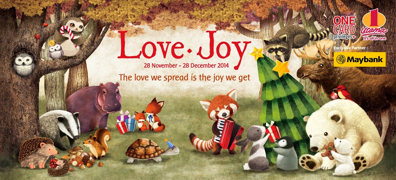 1Utama Shopping Centre- A Rustic Woodland Christmas - Love & Joy