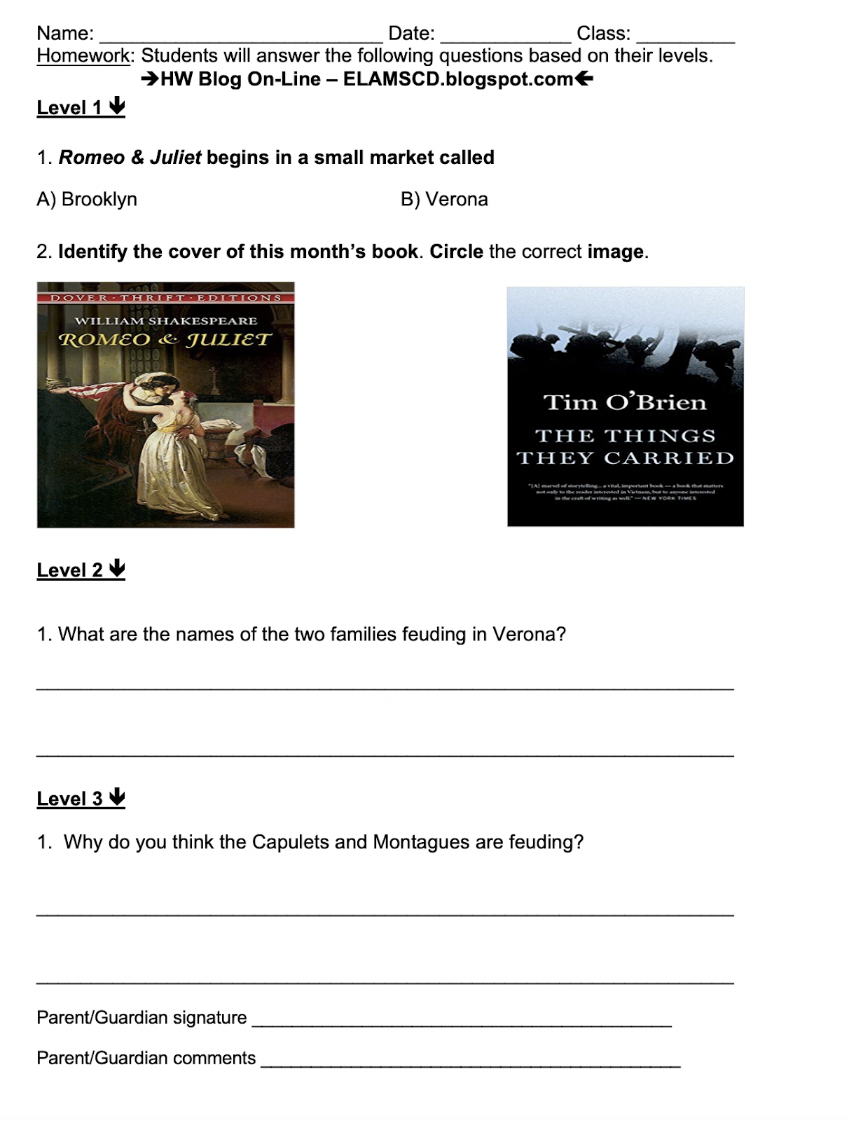 Shakespeare romeo and juliet pdf image