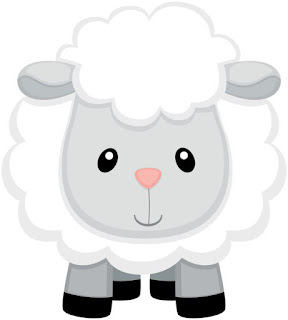 Animales tiernos para imprimir oveja