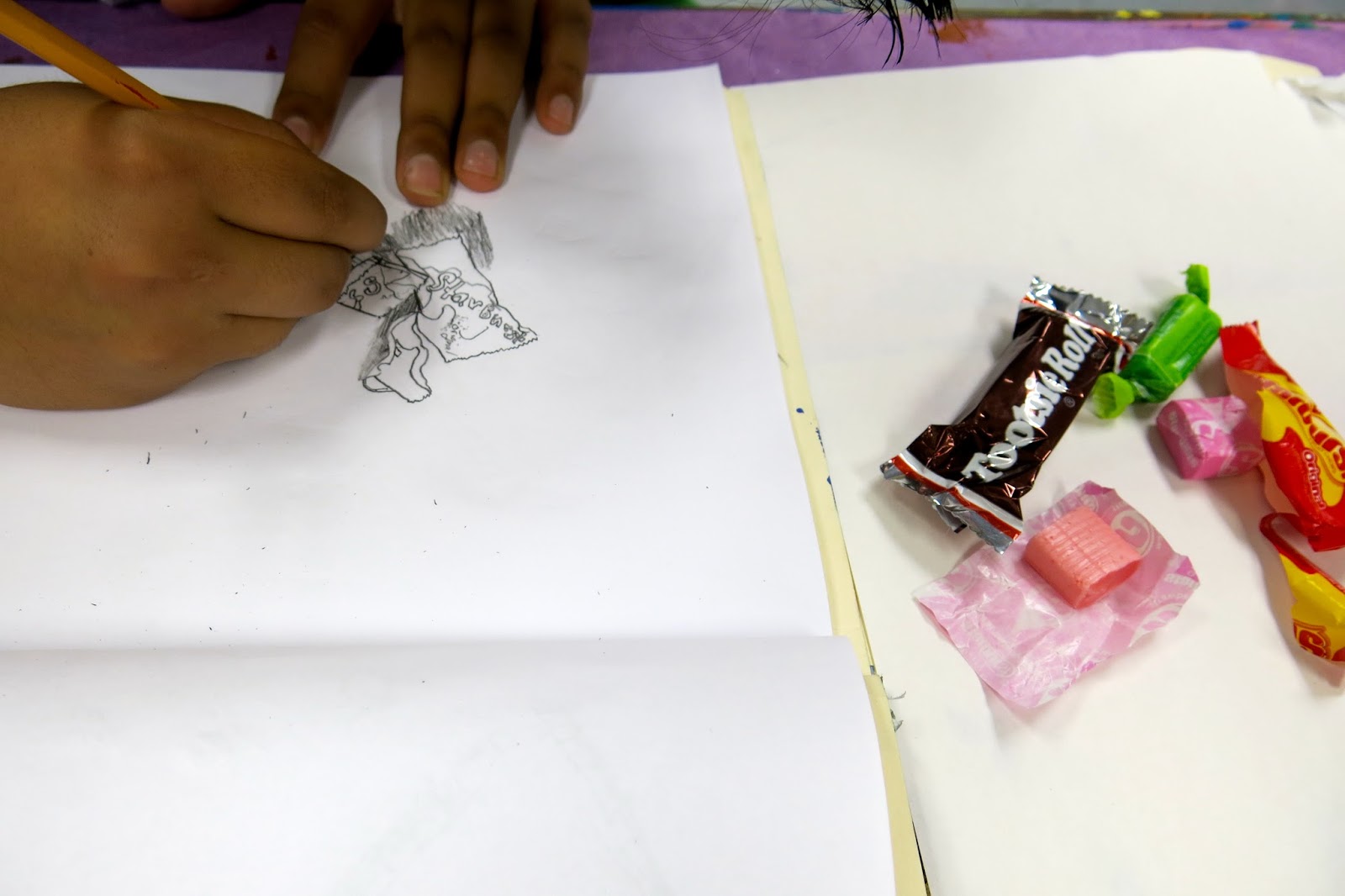 Cassie Stephens In The Art Room Candy Contour Drawings