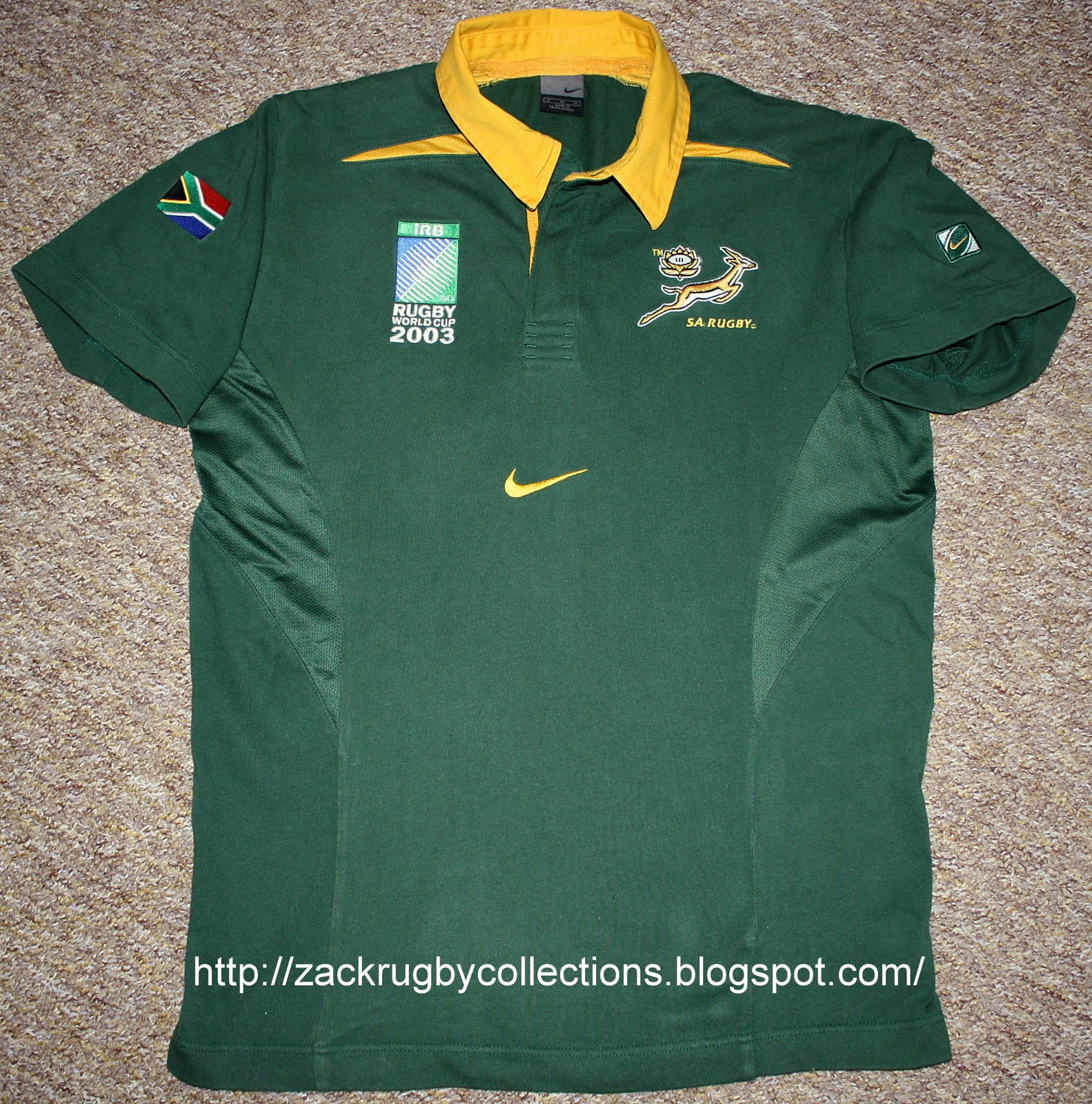 south africa world cup rugby jersey