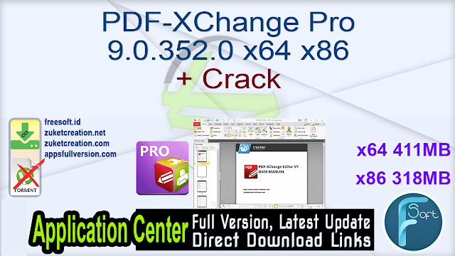 PDF-XChange Pro 9.0.352.0 x64 x86 + Crack