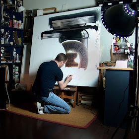 12-Work-in-Progress-WIP-Pedro-Campos-Realistic-Paintings-Coupled-with-Classic-Items-www-designstack-co